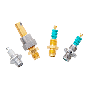 Single Pin Shielded Coaxial Connectors for Space 600 Series